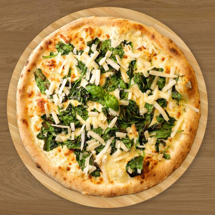 18. Pizza Con Spinaci